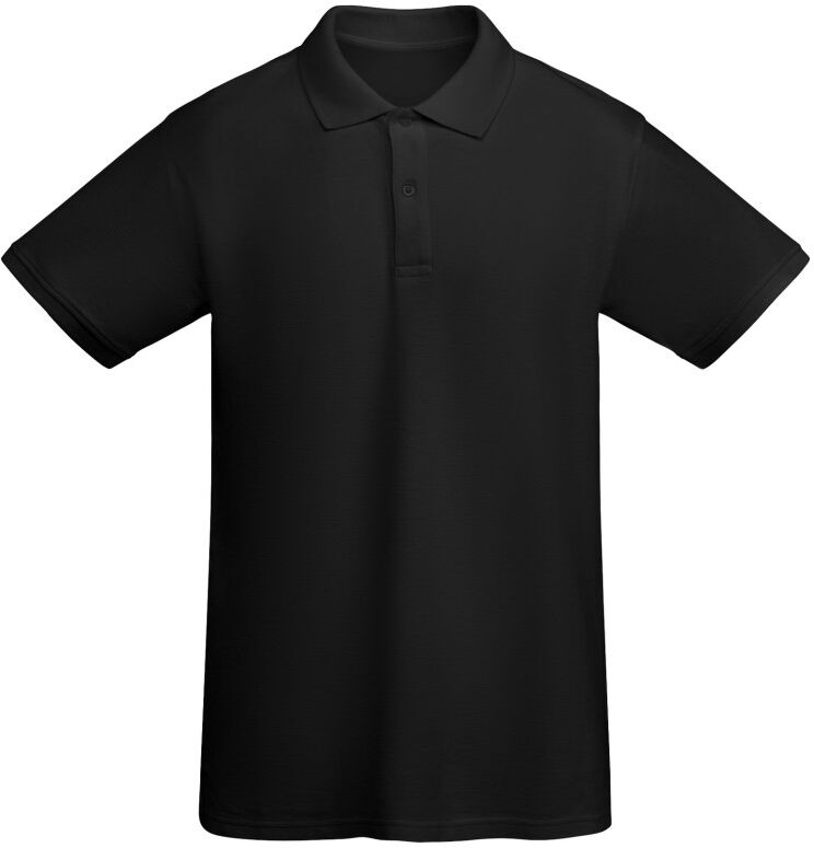 Polo personnalisable homme en coton organique 210 g/m² Prince noir M