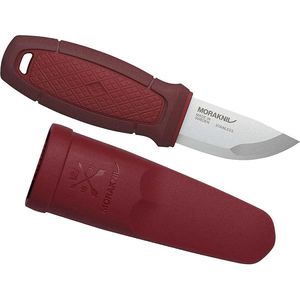 Morakniv Schnitzmesser Eldris, 12648, gerade Klinge, rot, mit Köcherscheide