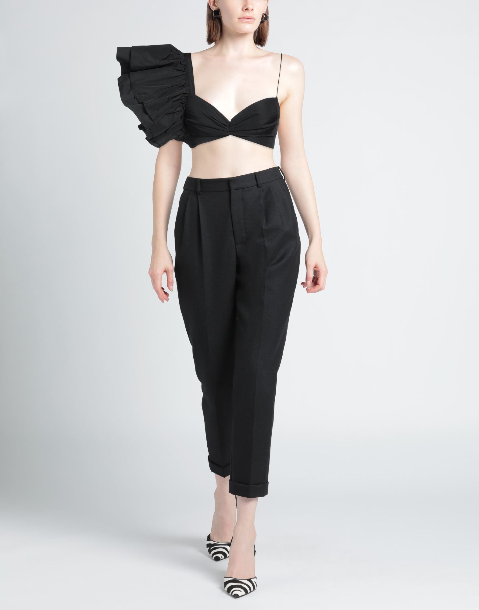 Flavia Mardi Top Mujer Negro 36 Mujer