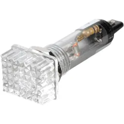SB 541 KL - Neonlampe, klar, 230 V, Quadrat, FASTON