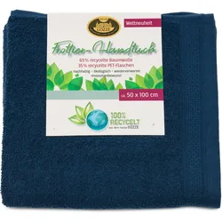 Gözze UNI Frottier aus 100 % recycelten Materialien dunkelblau Handtuch 50 x 100 cm