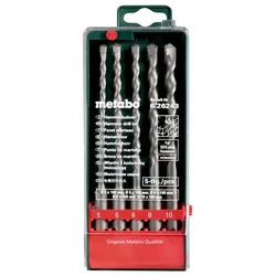 Metabo SDS-plus Classic-Bohrersatz ø 5, 6, 6, 8, 10 mm L=160 mm - 5 teiliges Set - 626243000
