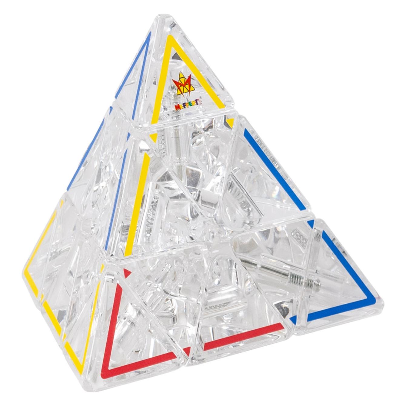 Recent Toys Crystal Pyraminx, d/f ab 14 Jahren, 1 Spieler, Drehpuzzle, Logiktrainer (Deutsch, Französisch, 1 Spieler) (M5093)