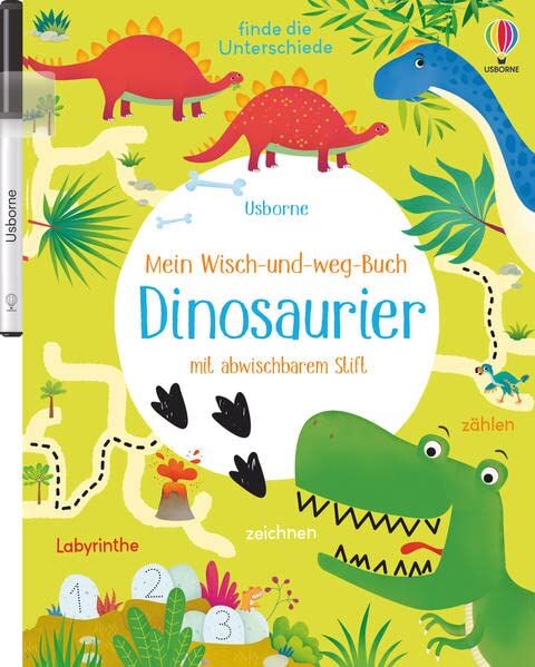 Kirsteen Robson - Mein Wisch-und-weg-Buch: Dinosaurier: mit abwischbarem Stift (Meine Wisch-und-weg-Bücher) - Preis vom 13.10.2026 11:25:28 h