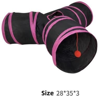 Uplift Picks Collapsible Cat Tunnel Interactive Pet Play Tube For Indoor And Outdoor Exercise Training h