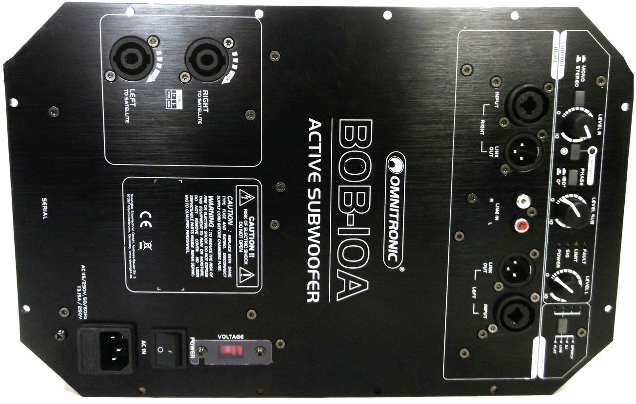 Ersatzteil Platine (Endstufe) Bob-10a Subwoofer Aktiv (Komplett)