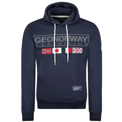 Geographical Norway, Landkarte, Great DB 317 M sweatshirt WY8611H/GN-Navy