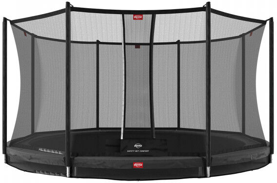 BERG Favorit InGround Trampoline With Safety Net Comfort 330cm Grey