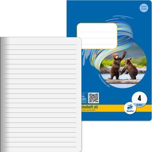 Staufen Schulheft Style 040516004, für 4. Klasse, A5, liniert, 16 Blatt, 80 g/m², Lineatur 4
