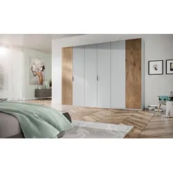 rauch BLACK Kleiderschrank Scale 302 x 223 cm Dekor Seidengrau