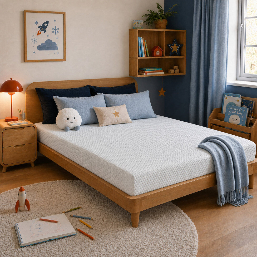 Thrive Kids Viscotherapy Orthopaedic Cooling Foam Mattress European Small Double (120 x 200 cm)