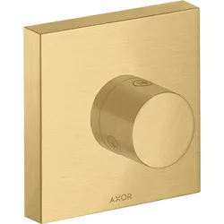 Hansgrohe AXOR ShowerSolutions Vierwegeumstellung Unterputz, Starck Trio/Quattro F-Set eckig Brushed Gold Optic