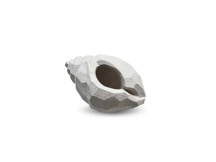 Cooee Design Sculpture The Pear Shell 16 cm Limestone