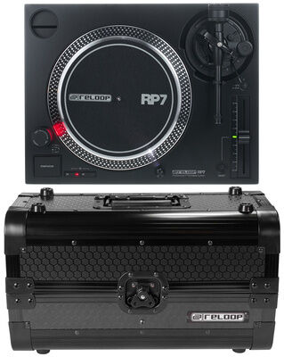 Reloop RP 7 Record Case Bundle Noir