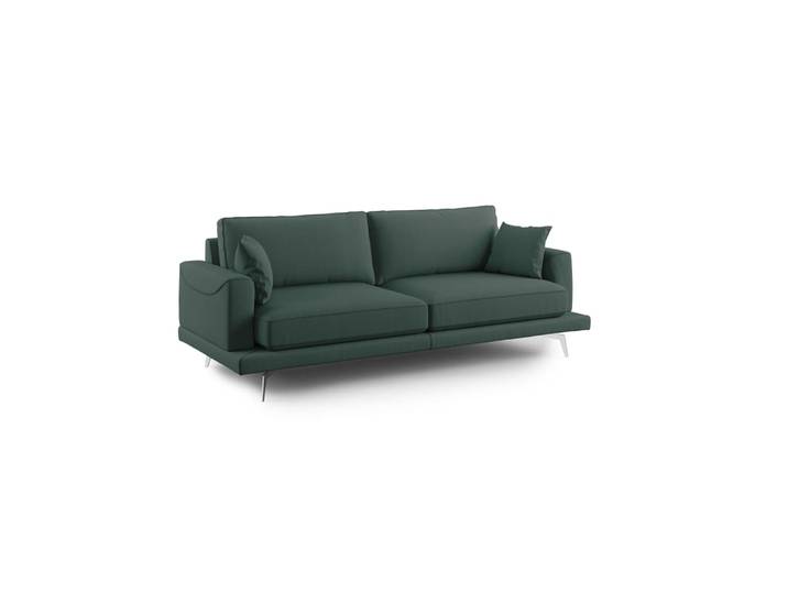 Canapé en tissu anti-tache 178 cm vert