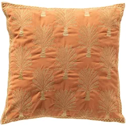 Dutch Decor Kissenhülle 'Cycas' 45 x 45 cm Carnelian - Orange