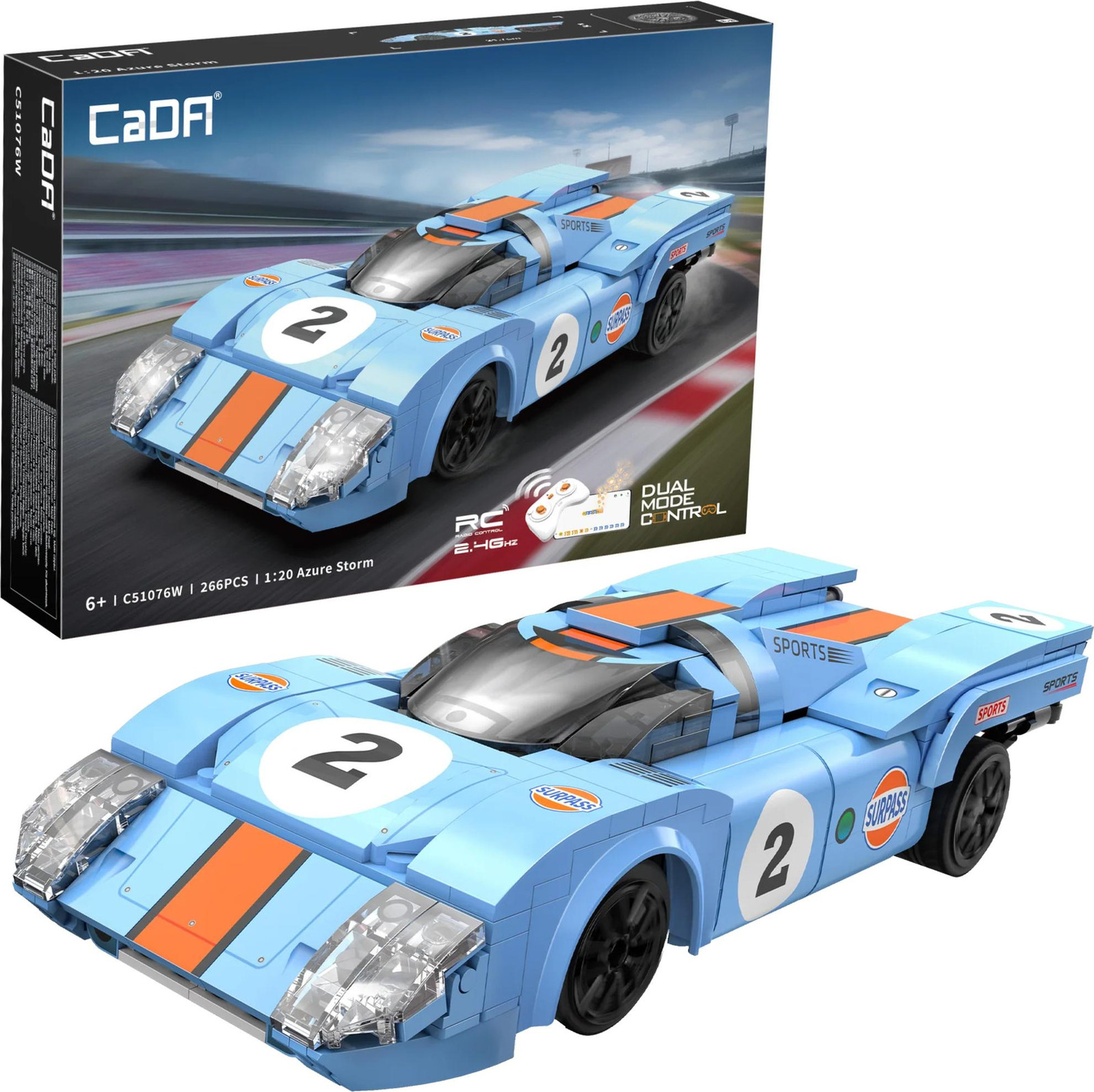 CaDA AzureStorm C51076W bouwset voor jou