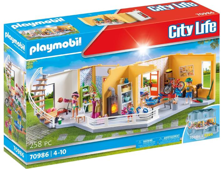 Playmobil® Spielwelt City Life Etagenerweiterung Wohnhaus 70986, PLAYMOBIL City Life Spielset