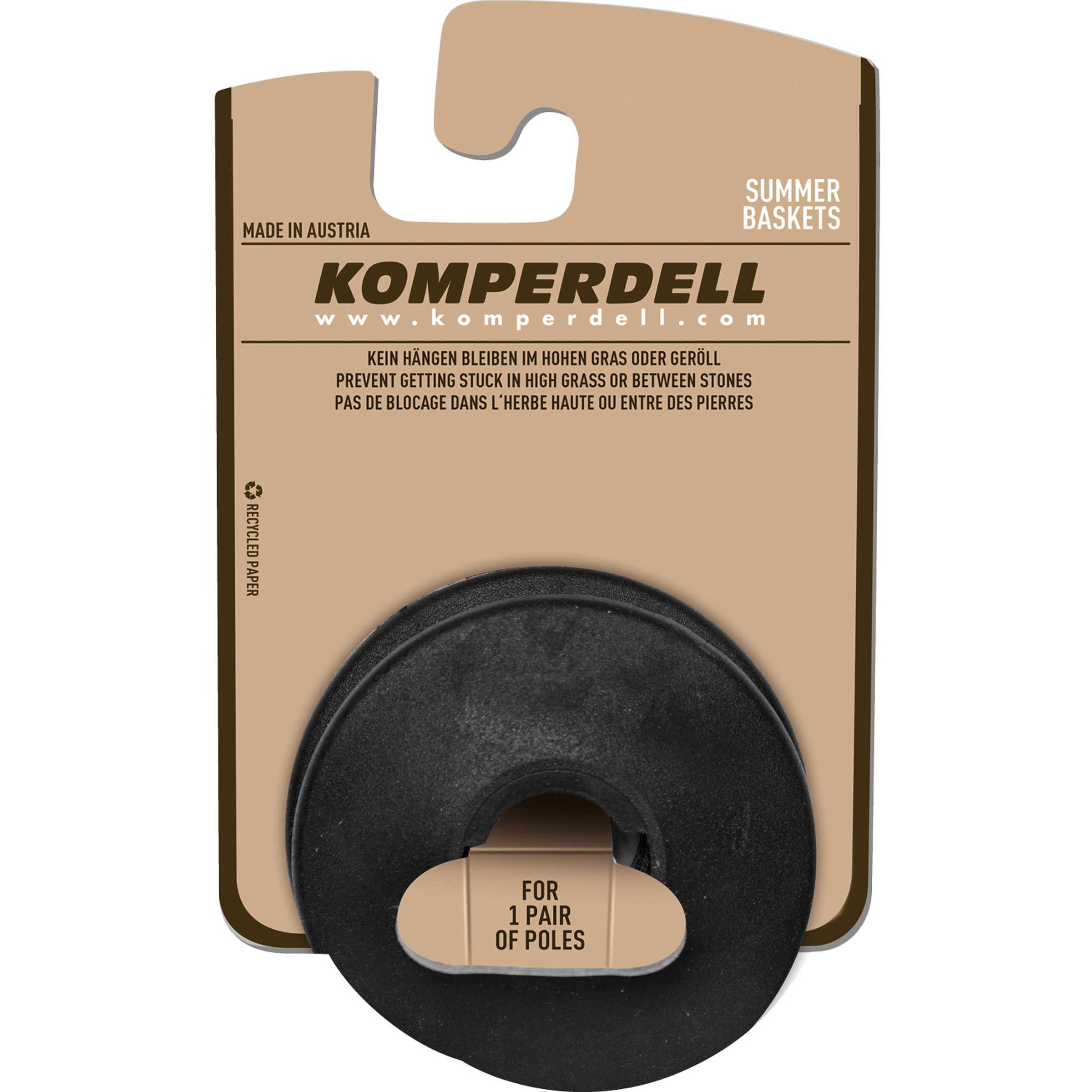 Komperdell Vario Miniteller Stock-Zubehör schwarz