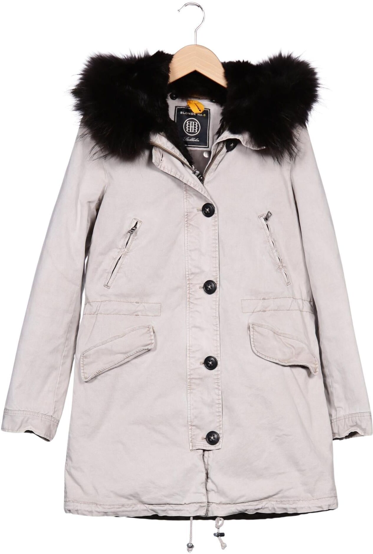 Blonde No.8 Damen Mantel, Beige, Gr. M, kein / Etikett - Second Hand