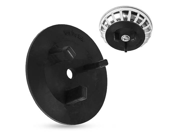 Joint de Rechange\, 1 pièce\, Compatible avec Les siphons IKEA ATLANT et DOMSJÖ\, Panier d'évier Pièce de Rechange en Caoutchouc\, en Noir\, à Visser sur Le Panier d'évier\, Bouchon d'évier Joint à lèvres