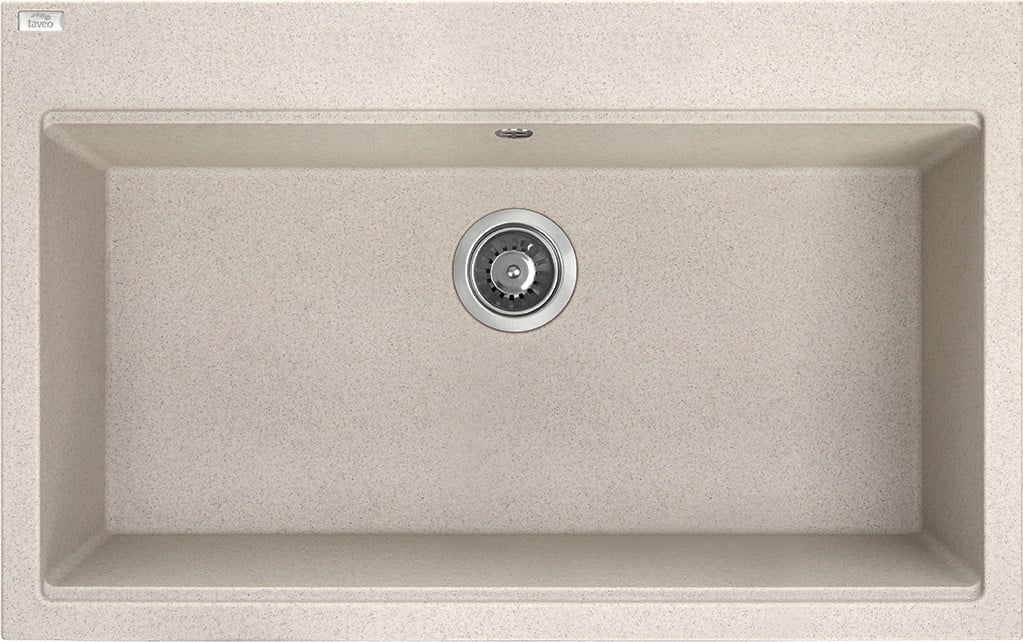 Laveo BADLAND Spoelbak Graniet Enkele Spoelbak TAU 50x80 Beige