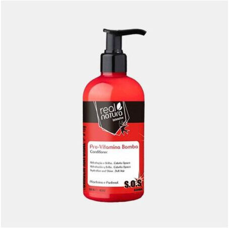 REAL NATURA COSMETICS CONDICIONADOR PRO VITAMINA BOMBA 300ml