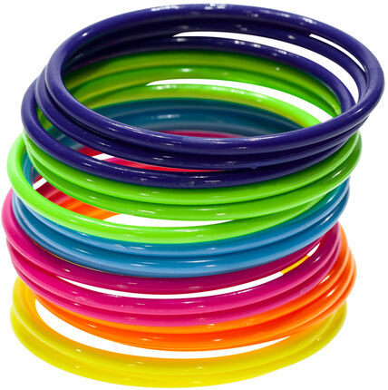 Armreife "Neon", 18 Stück
