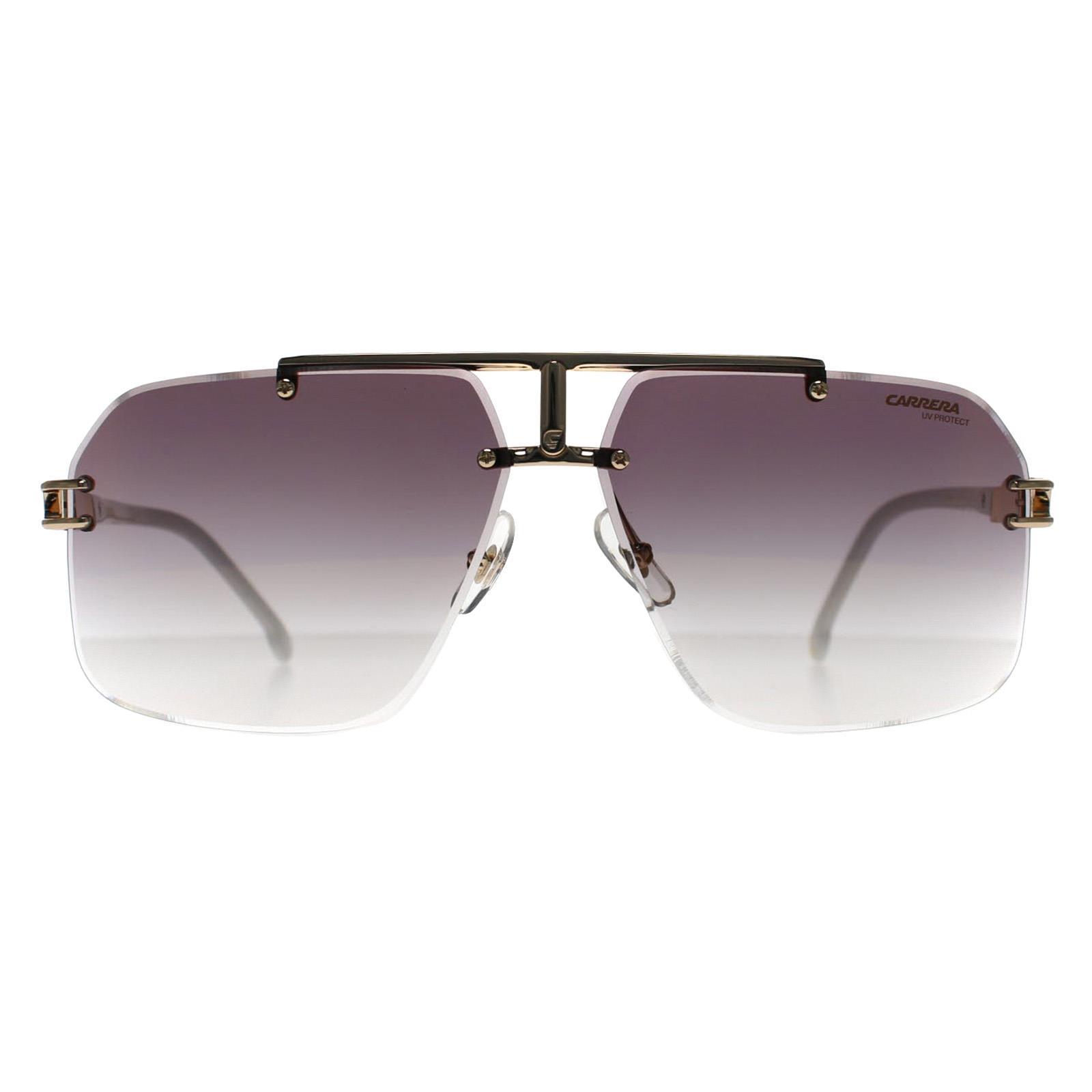 Carrera 1054/S VVP YK Gold Elfenbein Gold Spiegel auf Burgunder Farbverlauf Sonnenbrille