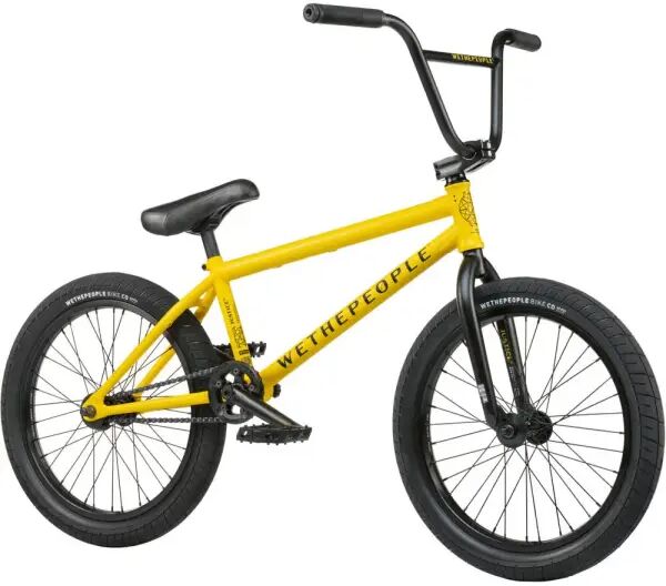 Wethepeople Justice 20" BMX Freestyle Bike (20.75" - Matt Taxi Yellow)