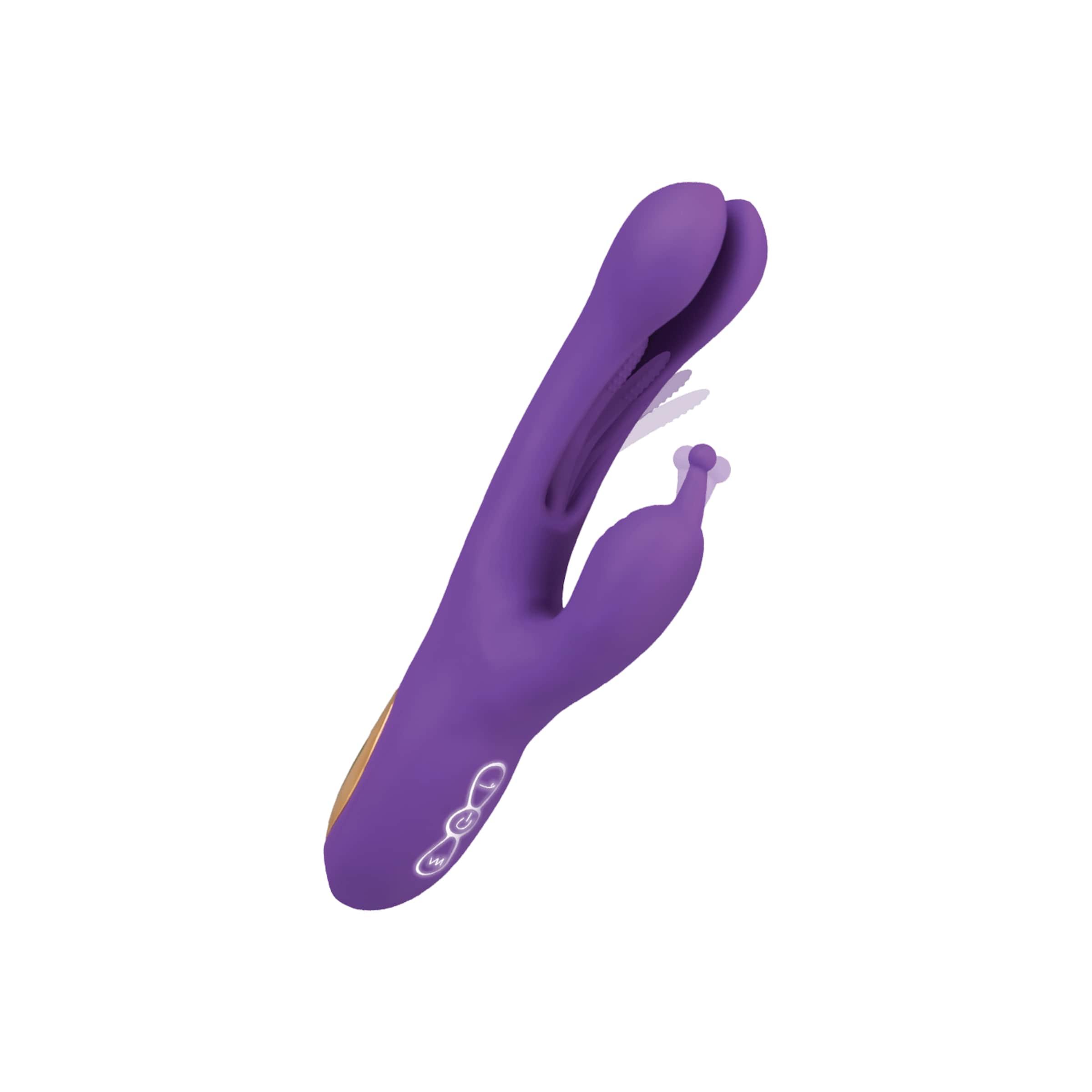 Rabbitvibrator Double Trouble, 24,2 cm