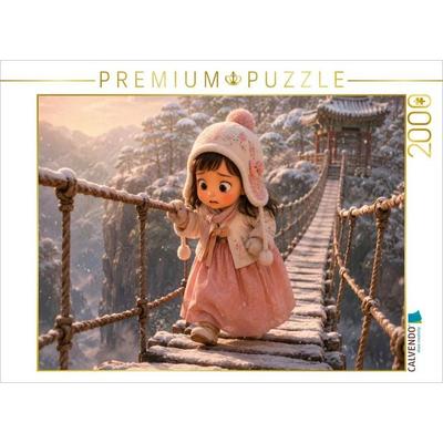 CALVENDO Puzzle Über die Brücke in Paju | 2000 Teile Lege-Größe 90x67cm Foto-Puzzle für glückliche Stunden