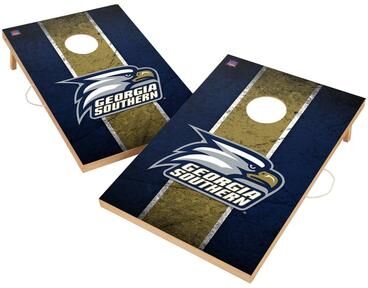 Skip's Garage Vintage Georgia Southern Eagles GSU Regulation 2x4 Cornhole Set
