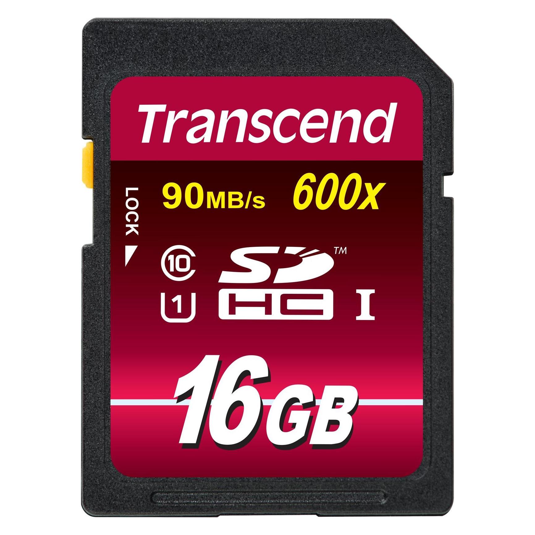 Transcend SDHC Ultimate Card (16 GB, SDHC, U1, UHS-I) (TS16GSDHC10U)