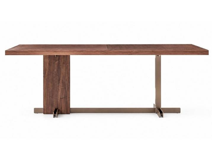 Xlmoebel Esstisch Moderner Brauner Esstisch Holztisch Rechteckig Esszimmer Tisch Design, Made in Europa