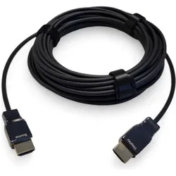 Mercodan UltraSlim armeret Fiber HDMI, Videokabel, Schwarz