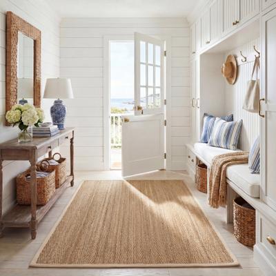 SAFAVIEH Natural Fiber Oceana Herringbone Seagrass Rug
