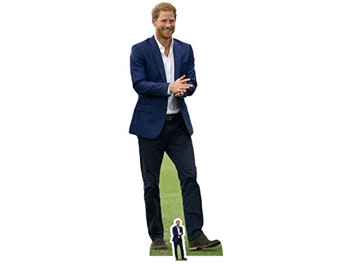 Star découpes LifeSize Carton Découpe Mini du Prince Harry\, Carton\, Multicolore\, 188 x 69 x 188 cm