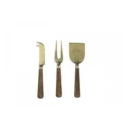 Chic Antique Käsemesser Set, L17,5 cm, gold