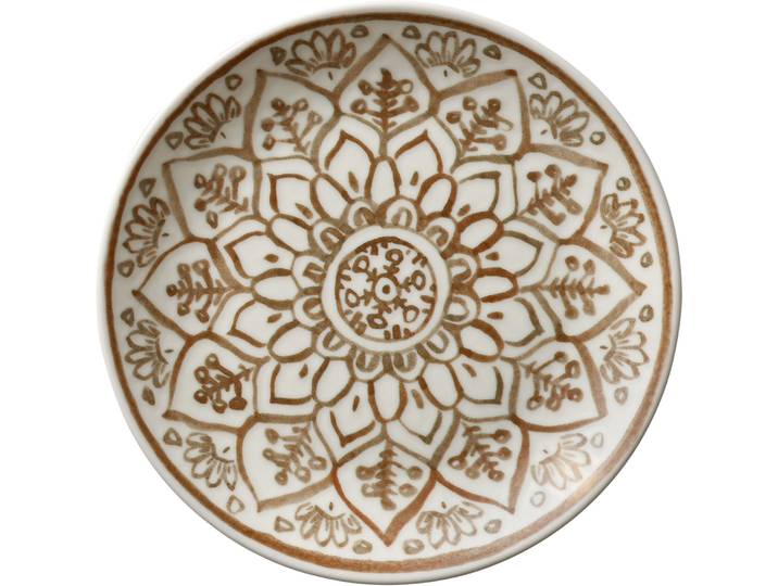 Teller Soulmate braun Porzellan D 21 cm
