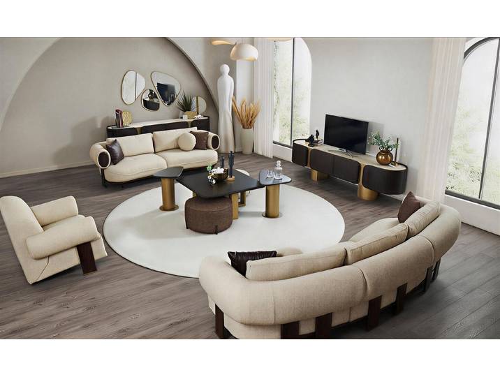 Xlmoebel Relaxsessel Eleganter grauer Textilsessel für das moderne Wohnzimmer (1-St., Relaxsessel), Made in Europa