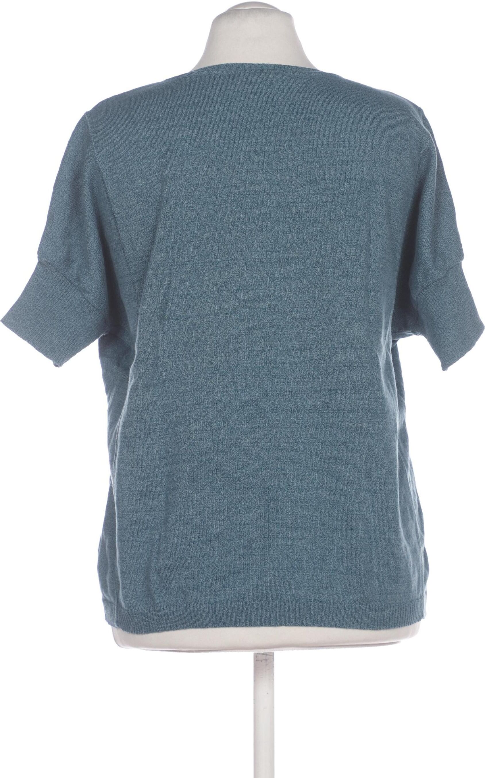 Maas Damen Pullover, Blau, Gr. 4Xl, Baumwolle - Second Hand
