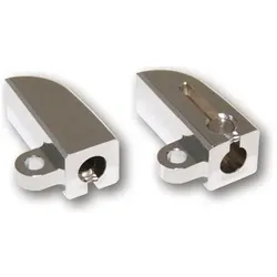Highsider, Motorrad Zubehör, Blinkerhalter CNC verchromt