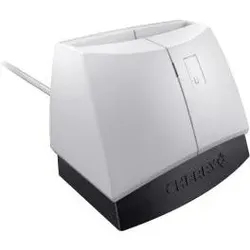 Cherry Smartcard Terminal ST-1150 pale grey USB-A Contact, Speicherkartenlesegerät, Grau, Weiss, Schwarz