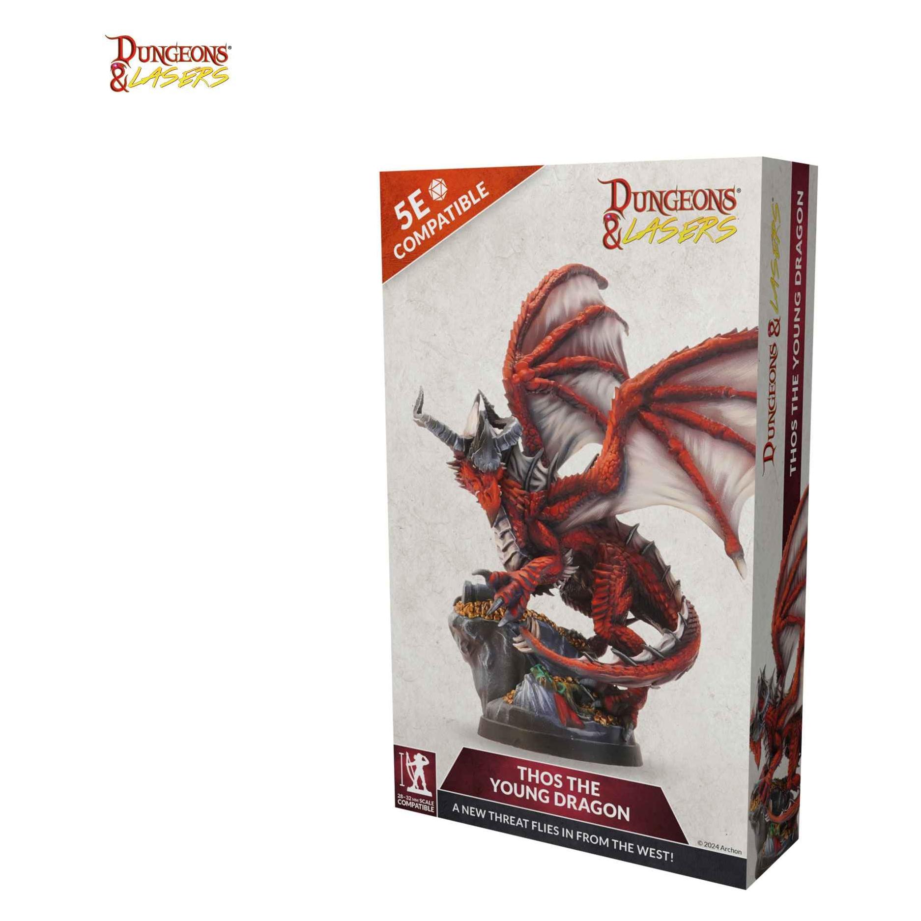 Archon Studio Dungeons & Lasers Dragons: THOS THE YOUNG DRAGON (Kunststoff) (DNL0074)