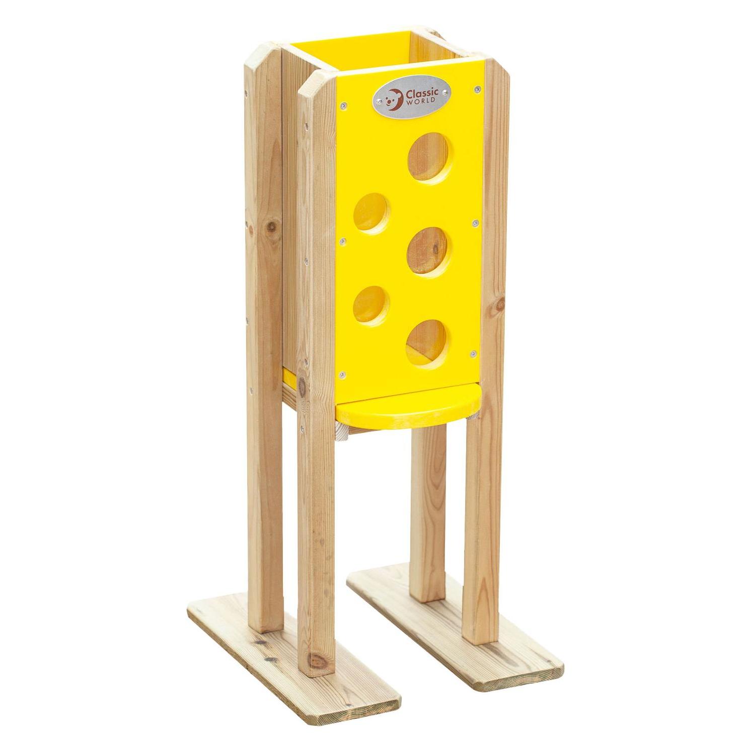 Classic World Sandmühle aus Holz mit Löchern (70194)