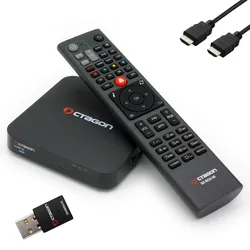 OCTAGON SX988 4K UHD IP H.265 HEVC IPTV Smart TV Set-Top Box + 300 Mbit/s WLAN Stick