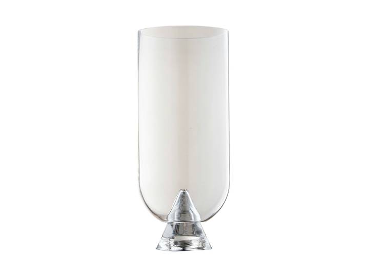 Design Vase „Glacies“ Ø 12.6 x 29 cm Transparent AYTM