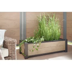 TraumGarten WPC Pflanzkasten 129,5x52 cm sand