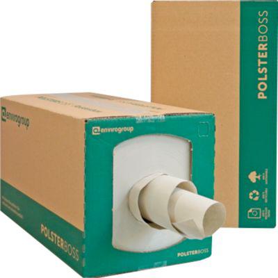Packpolster-Box, 290 lfm pro Rolle, für die Polsterung von bis zu 1000 Paketen